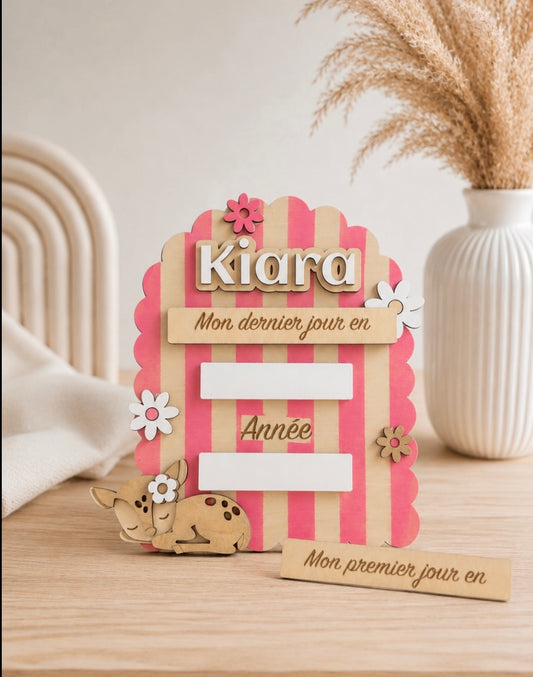 Pancarte école Kiara