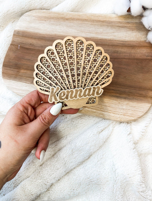 Coquillage en cannage