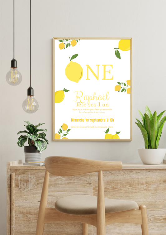 Invitation anniversaire
