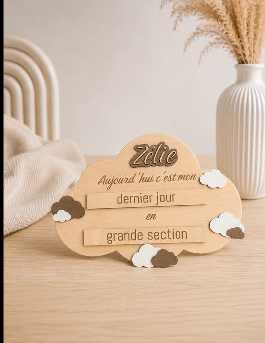 Pancarte école Zelie